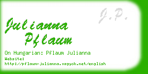 julianna pflaum business card